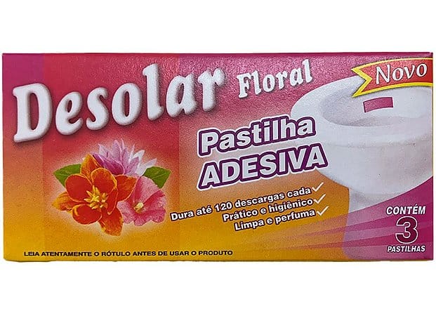 Pastilha Adesiva Desolar Floral