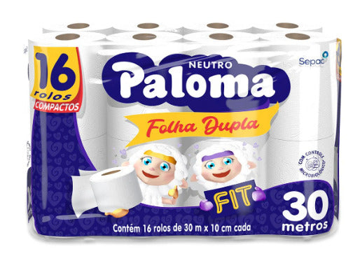 Paloma 30m folha dupla c/16